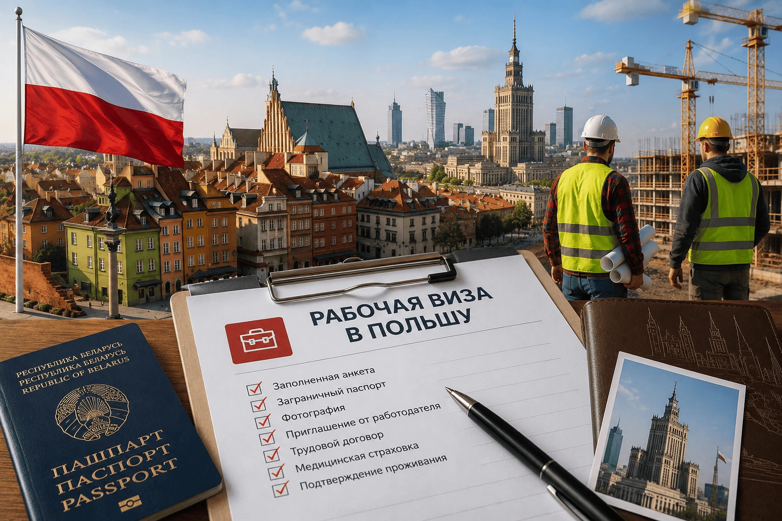Рабочая виза в Польшу фото №5