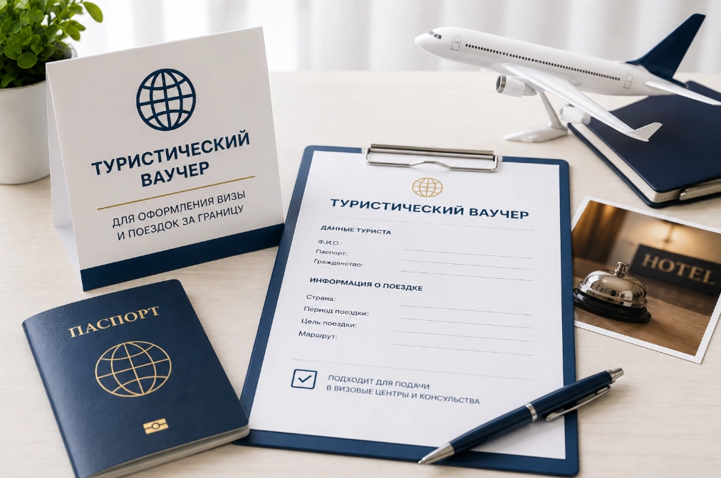 Оформление туристического ваучера для визы фото №5